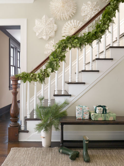 Vianočné schodisko prírodné, Zdroj: DigsDigs